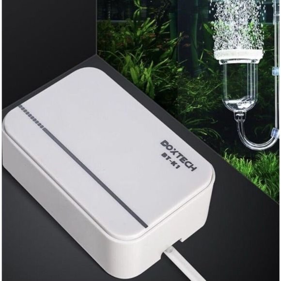 Fish Aquarium Air Pump Ultra Quiet 2w Fish Tank Bubbler 2l Min Oxygen